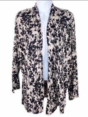 H&M open front cardigan sweater L